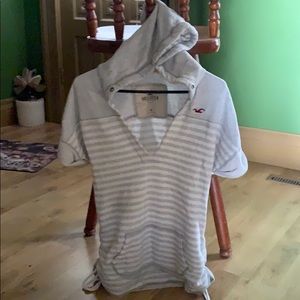 Hollister Short Sleeve Hooded Sweatshirt.